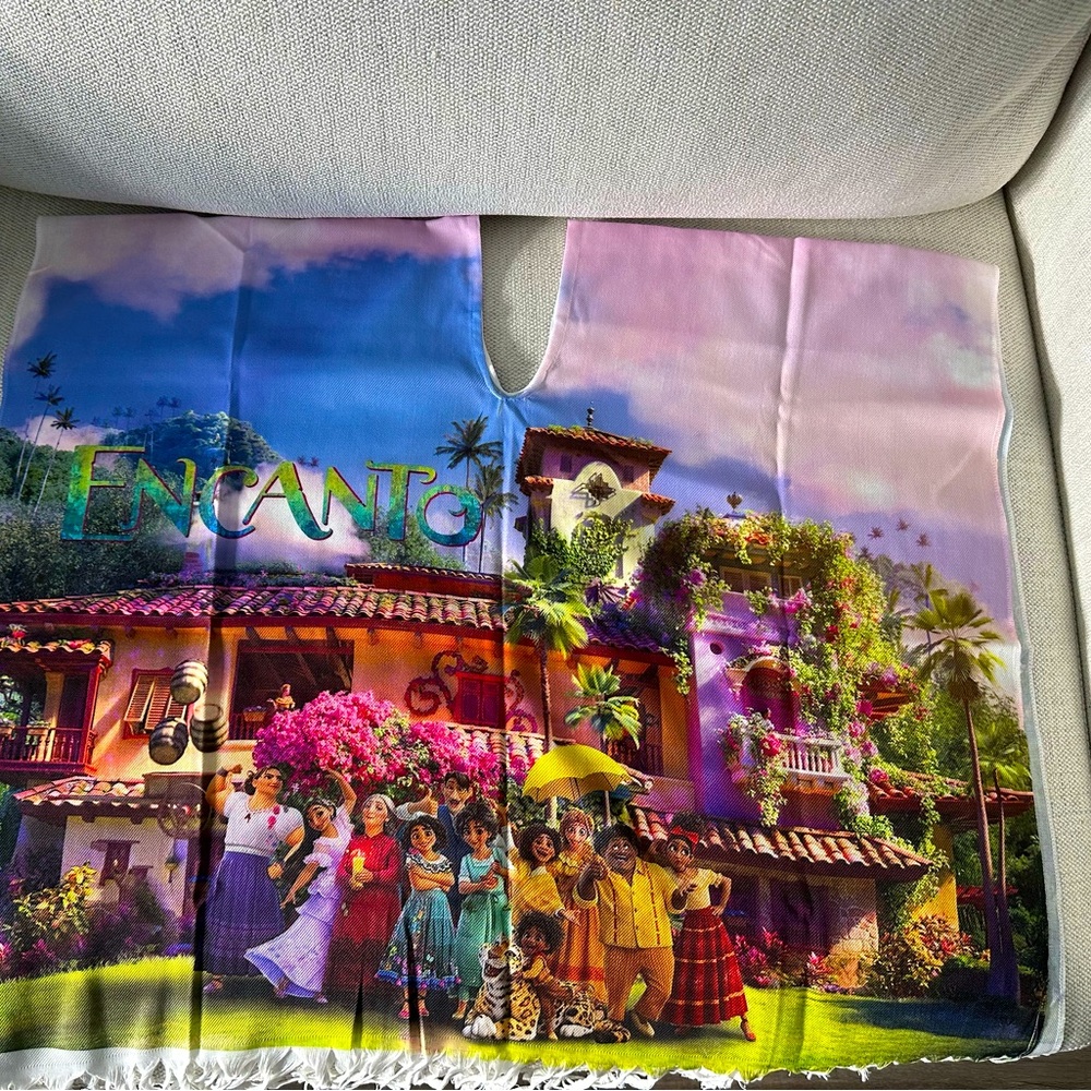 Encanto movie kids poncho